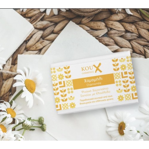 ΣΑΠΟΥΝΙ ΚΑΘΑΡΙΣΜΟΥ ΜΕ ΧΑΜΟΜΗΛΙ ΚΑΙ ΕΛΑΙΟΛΑΔΟ 100GR